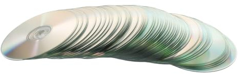 EPIGEIST Lot de 50 Disques CD Faits à La Main Décoratifs Double-Face, Création DIY pour Décoration Maison Et Événements, Plastique Solide Réutilisable, Réflecteurs Colorés Multiformes