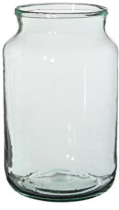 Mica Decorations Vienne Vase - H30 x Ø18 cm - recyceltes Glass - transparant