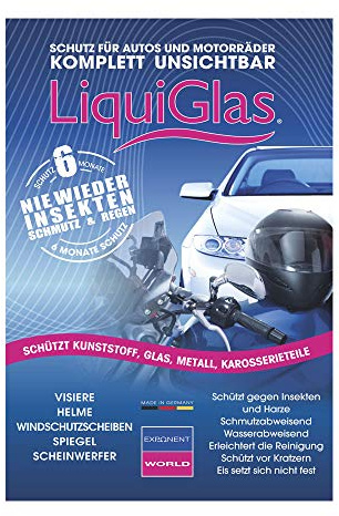 Bär-AfC LiquiGlas Nano Glasversiegelung Scheibenversiegelung | Set für 5m² | Regenabweiser Lotuseffekt