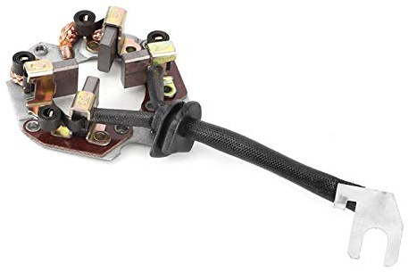Escobillas Motor De Arranque Avensis, Qiilu Soporte de cepillo de carbono para arrancador de coche, soporte de cepillo de carbono para arrancador de coche apto para Teana Bluebird Cefiro Versa Tiida