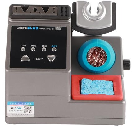 Estaciones de soldador, estación de soldadura de operación fácil de ABS de calentamiento rápido para JBC Estándar europeo (CA 220V)