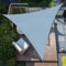 SUNNY GUARD Vela ombreggiante Impermeabile 3x3x3m Tenda a Vela Triangolare,Tenda da Sole per Esterno Protezione Raggi UV per Giardino Esterno terrazza, Grigio Blu