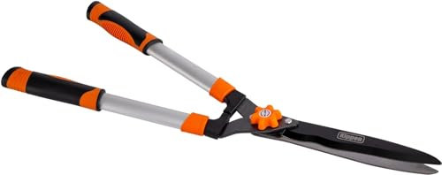 Kippen 6172AX - Forbici per Potatura Siepi con Manici in Alluminio Pressofuso e Lama Ondulata.