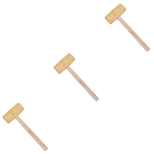 DOITOOL 3stücke Kleiner Holzhammer Für Holzarbeiten Ergonomisches Design Für -projekte Und Handwerk Vielseitiges Werkzeug Für Präzise Anwendungen