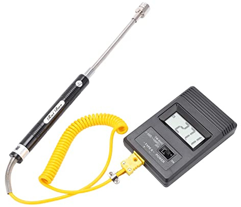 Digital Termometer med Sond, Termometersensor LCD-temperaturdetektor med Termoelement Temperaturmätare Tm-902c Digital K-typsensor -50-500℃