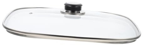 DINHEAROM Tapa De Vidrio Para Olla De Cocina 30 Cm Perilla Redonda, Cubierta Resistente Orificio De Ventilación, Compatible Para Uso Doméstico y Profesional Restaurantes