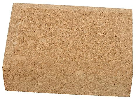 Mikikit Cork Backing Board for DIY Leather Craft Sandpaper Grinding Block Retainer for Hand Sanding and Leather Banding Projects