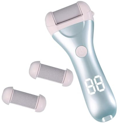 minkissy Dispositivo Para Moler Los Pies Eléctrico Herramienta De Cuidado De Pies Hogar Elimina Callos y Durezas Para Pedicura Casa Azul