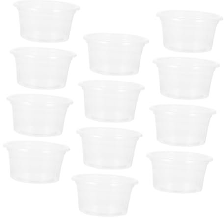 UKCOCO Futter Und Wassernäpfe Aus Kunststoff 30 Stück Für Kleine Reptilien Und Geckos Terrarienzubehör Für Leopardgeckos Und Schlangen