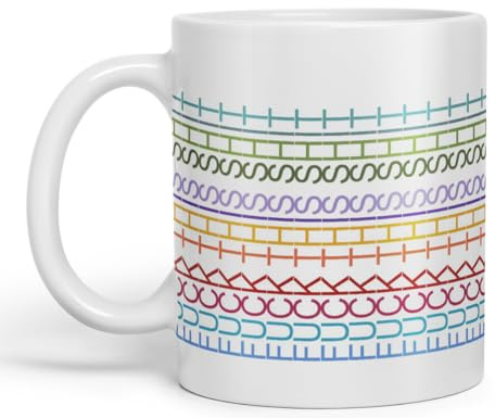 Vixar Fuck This Shit Mug Hidden Message Funny Adult Humor Sarcastic Gift Ceramic Coloured Mug Cup for Tea Coffee Hot Brew 330ml 11Oz Gift CT(White)