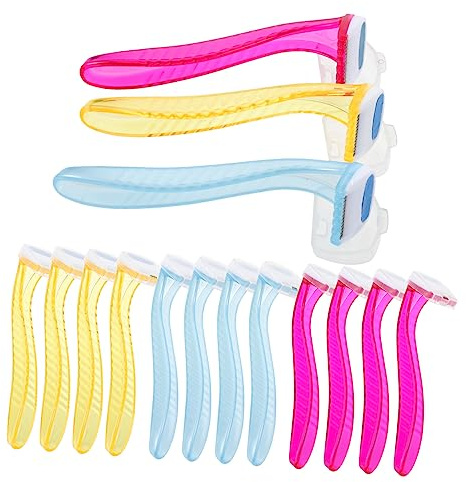 DEARMAMY 15piezas De Afeitar Para Damas Recortadora De Facial Mujer Afeitadora Corporal Para Niñas Herramienta Recortadora De