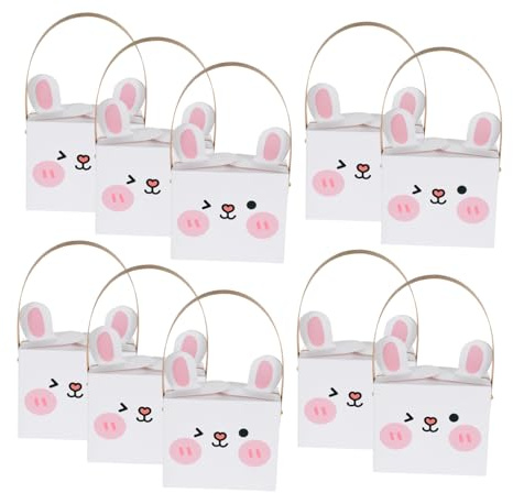 Cabilock 10 Stück Tier Süßigkeitenboxen Süße Osterhasen Geschenkboxen für Partys Robuste und Keks Boxen für Tierdesign