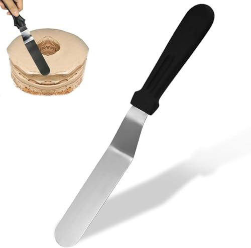 Pallet Knife - Cake Spatula - Offset Spatula - Ideal for Kitchens, Home Baking, and Professional Bakeries