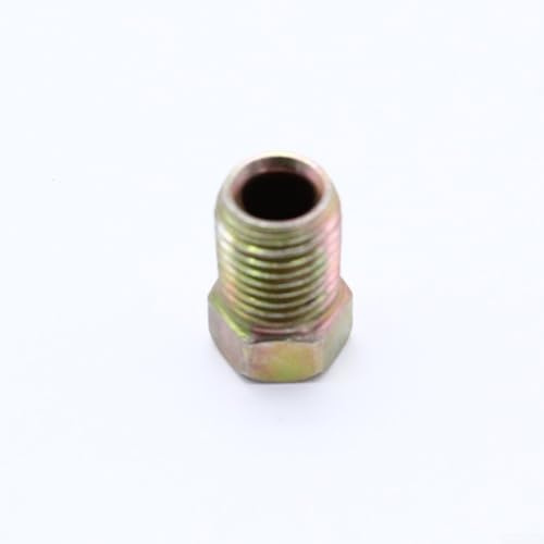 20 tuercas de tubo de zinc con tamaño de tubo de 3/16 pulgadas y rosca de 3/8 24 para líneas de freno de acero con estándar invertido adecuado para montaje de línea de freno