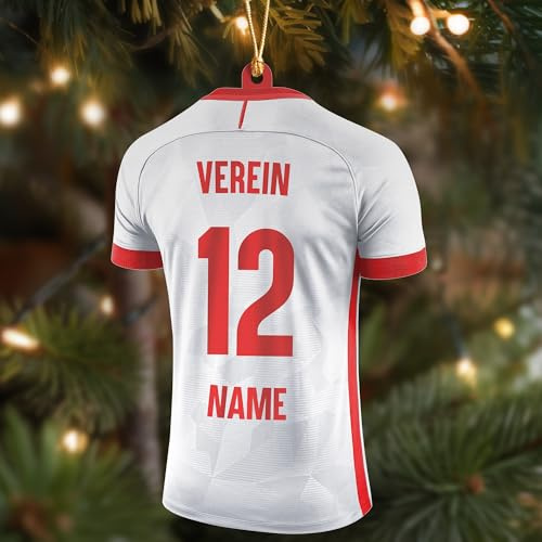 Leipzig XXL Weihnachtsbaumschmuck - Leipzig Fanartikel personalisierte Weihnachtskugeln, Leipziger Fan Christbaumschmuck, Leipziger Weihnachtsdeko - Fanartikel, Fanshop