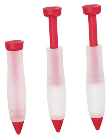 DOITOOL Penna per Decorare Dolci 3 per e Personalizzare Torte e Biscotti in Silicone Strumento per Pasticceria Casa e Professionale