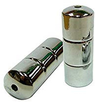 2 x Chrome Designer Roman Blind Light Cord Pull Weight