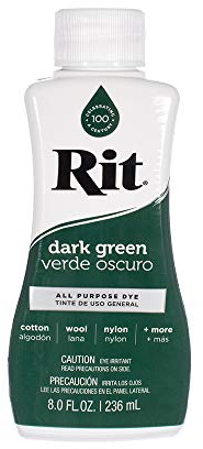 Rit Flüssige Stofffarbe, Dunkelgrün, 236 ml