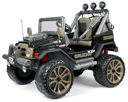 PEG Gaucho XP Fuoristrada Elettrico Cavalcabile per Bambini dai 3 Anni con Luci LED, Suoni, Radio FM e Batteria Ricaricabile 24V