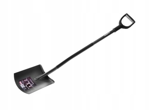 Verkatto Gärtnerspaten Spaten Rund mit Metallstiel 76 cm VR-7411