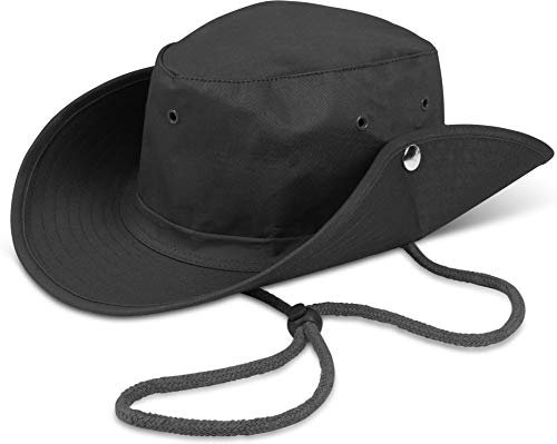 normani Original Afrikanischer Outdoor Safari Dschungel Buschhut Farbe Schwarz Größe 57