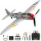 P47 RC Flugzeug,2.4G 4 Kanal Thunderbolt Fighter Ferngesteuertes Flugzeug Kunstflugzeug Modell Spielzeug mit Gyro System für Anfänger Kinder Erwachsene