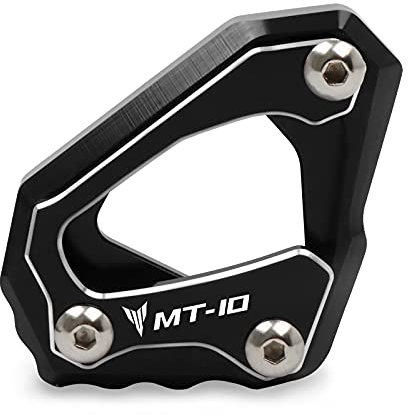 SeitenstäNder Verbreiterung Motorrad CNC Kickstand Foot Side Stand Extension Pad Support Platte Anpassungsanpassung for Yamaha MT-10 MT 10 MT10 FZ-10 FZ10 R1M R1 M 2015-2021 Motorrad SeitenstäNder Unt