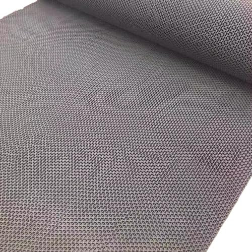 Drainage-Bodenmatte, kommerzielle Küchenmatten, Poolmatte, Badezimmer-Bodenmatte, 4,5 mm dicke PVC-Netz-Hohlmatte for Nassbereiche, Restaurant-Terrassenmatte ( Color : Gray , Size : 0.9x3m/2.9x9.8ft )