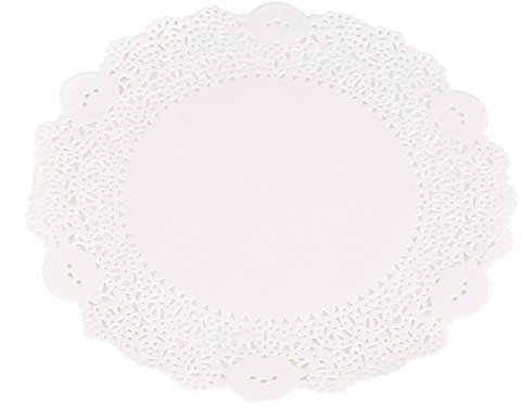 Pssopp Sottotorte, Centrini in Carta, Centrini per Torte, per Compleanni e Altre Occasioni (8,5 Pollici Diametro 21,5 cm)