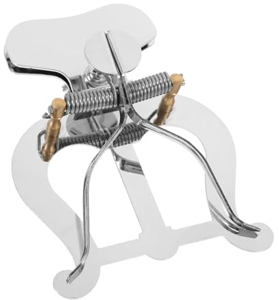 Notenclip für Posaune und Flöte, 1 Satz in Silber aus Metall | Flannelette Reinigungstuch, Aufbewahrungsbeutel für Reiseeinsatz, Sichere Klemmung