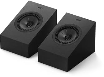 KEF Q8 Meta passiver Dolby Atmos HiFi-Wandlautsprecher, Satin Black | Musik | TV & Heimkino | Gaming | Geschlossene 2-Wege-Box | 13 cm Uni-Q-Treiber mit MAT