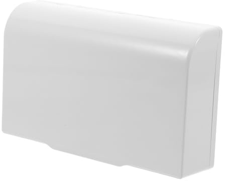 BUGUUYO Copripresa da Esterno in Plastico Bianco Installazione Adesiva, Scatola Protettiva per Prese Elettriche da Esterno, Semplice e Pratica