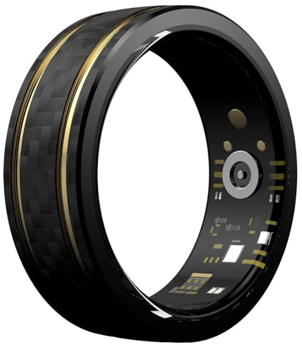 Smart Ring Smartringe für Herren Damen Fitness Ring Tracker Fitnessring Android IOS Schlaftracker Pulsmesser Smartring Aktivitätstracker Schrittzähler Tracking Ring Gesundheitsring Health Tracker