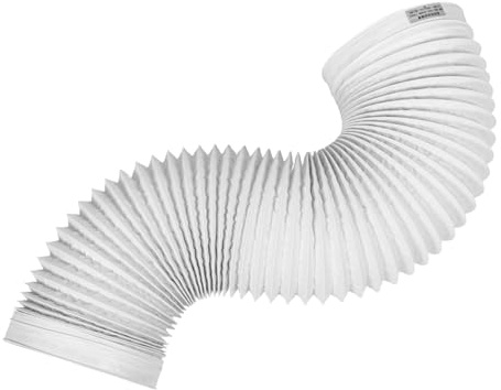 COLLBATH Tubo Flessibile Di Condotto Di Sfiato Per Asciugatrice Tubo Di Scarico in Pvc Per Ventilazione Hvac e Sfiato Del Flusso d Aria