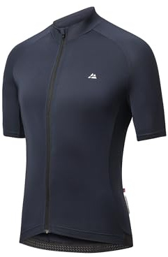 DANISH ENDURANCE Maillot Ciclismo Hombre Manga Corta, con Bolsillos