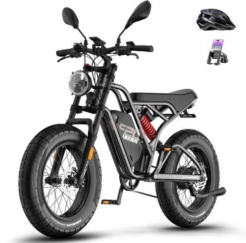 Fafrees F20 Ultra E Bike Elektrofahrrad 48V 25Ah Akku, City E-Bike 20 * 5.0 Zoll Dicke Reifen, EU-typgenehmigt (L1e-B), Fatbike für Damen und Herren, Reichweite 140-200km