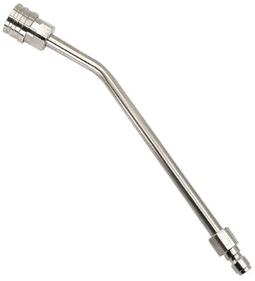 Fonowx Asta di Prolunga Curva per Idropulitrice per Grondaie, per Uso Domestico E in Giardino, 234mm Y Shaped