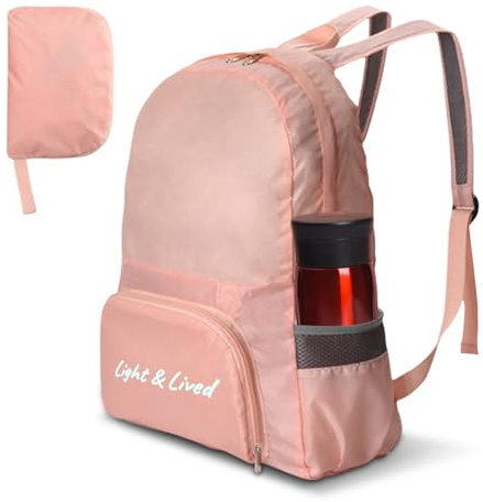 Lesbyit Zaino pieghevole da 30 l, impermeabile, a doppia modalità, versatile, da viaggio, per uomini e donne, zaino leggero per uso quotidiano e campeggio all'aperto