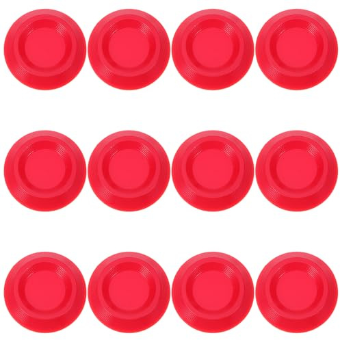 SUPVOX Ciotole Alimentari per Scarafaggi Dubia 12pezzi in Plastico Rosso per Alimentazione Insetti e Piccoli Animali