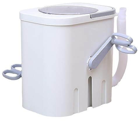 Lavatrice portatile – Rondella a manovella non elettrica per campeggio, camper, appartamenti – efficiente e facile da usare con manico rimovibile
