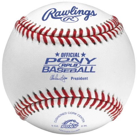 Rawlings | PONY LEAGUE Baseballs | Tournament Grade | RPLB | Youth/14U | 12 Count