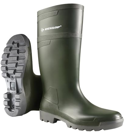 DUNLOP Protective Footwear, W486711, Hobby Retail, Vert Foncé/Gris, Taille 43 EU