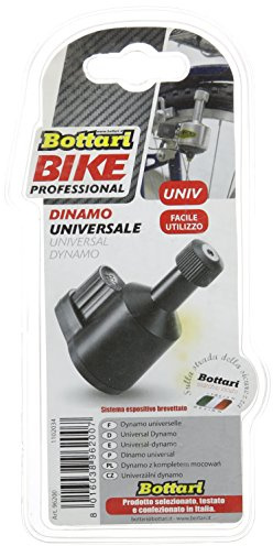 Bottari Zubehör Universal Fahrrad Dynamo, schwarz