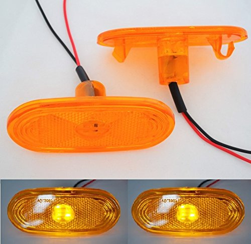 LED-Seitenmarkierungsleuchten in Orange, 12 V, 4 Stück