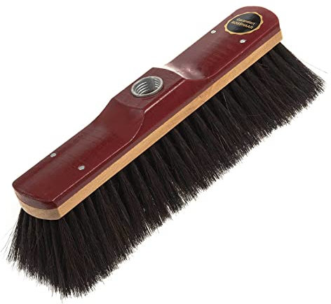 SIDCO Zimmerbesen Rosshaar Holzbesen lackiert Kehrbesen Rosshaarbesen Haushaltsbesen
