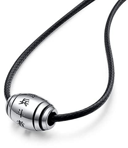 KnSam Edelstahl Herren Kette mit Anhänger Kreuz, Herren Ketten Retro Halskette für Männer, Stil 2