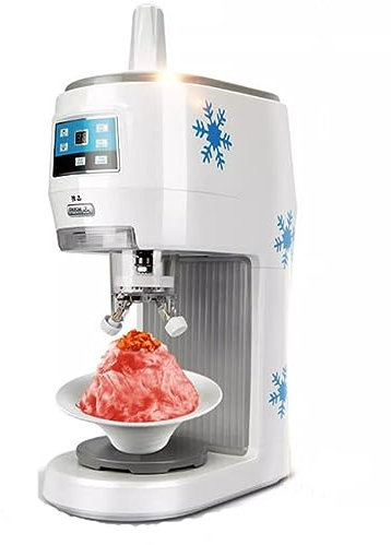 CLoxks Electric Ice Crusher Electric Ice Shaver Snow Cone Machine Ice Crusher and Shaved Ice Machine,Summer Ice Grinder Electric ice Shaving Machine,Slushie Cocktail Maker Kitchen Machine