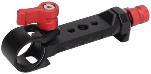15mm Rod Clamp,Quick Release Plate Pipe Clamp,with 1 4 Inch Screw Hole,SLR Camera Extension Bracket 15mm Single Rod Clamp For Camera Plate,Camera Cage,Camera Handle