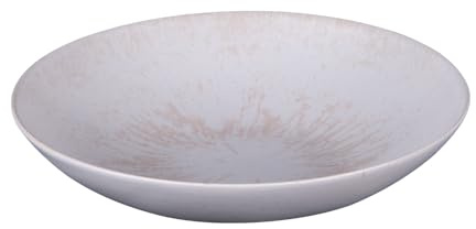 Table Passion - Assiette Creuse Onyx 22 cm crème (lot de 6)