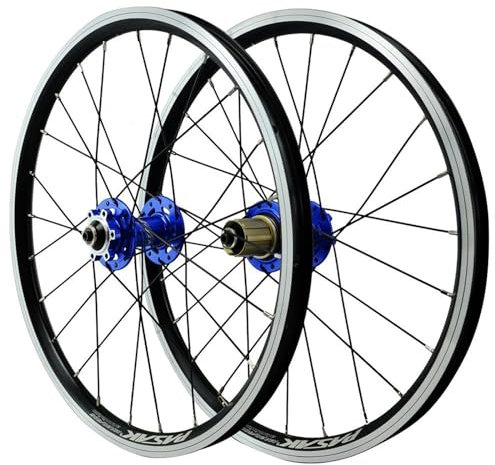 MTB Fahrrad Laufradsatz 20 Zoll 406 Felgen V/Scheibenbremsen Mountainbike Laufradsatz 24 Loch Mountainbike Felgen Radfahren Räder C,20in